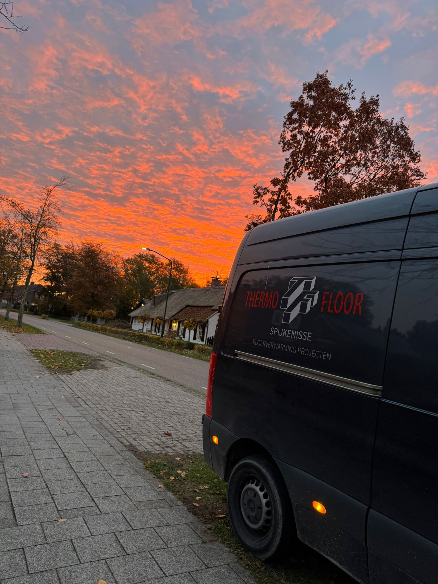 Vloerverwarming installatie door Thermo Floor